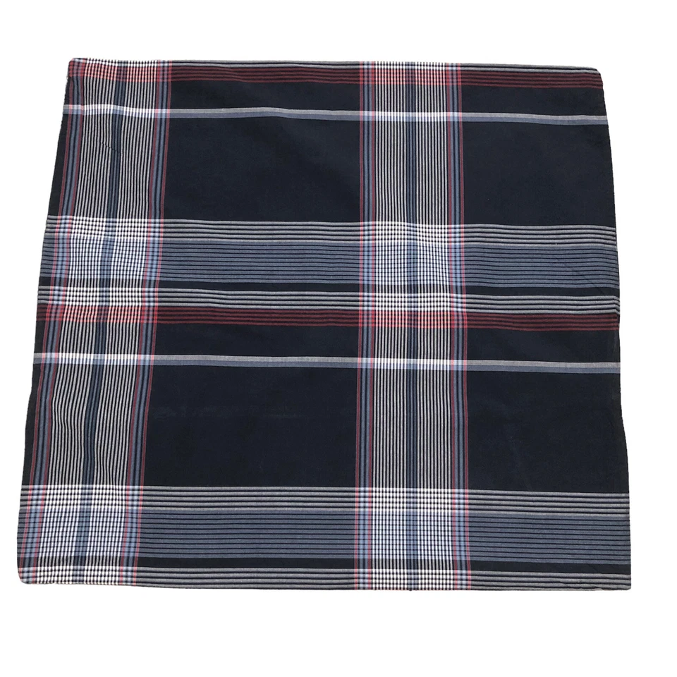 Juego de 4 fundas de almohada IKEA Plaid Ransby Blue Euro Foto 2 de 4