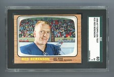 1966 Topps USA Test #11 Red Berenson SGC 5 EX #2000950-007