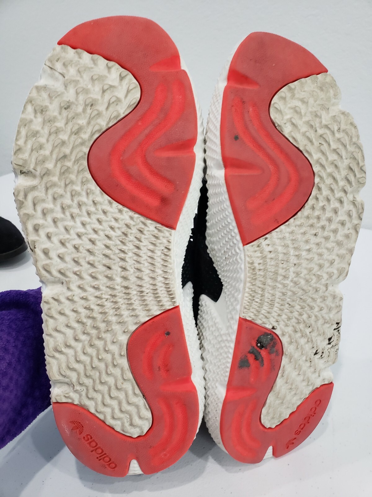 Adidas Men's Sneakers Grey / black /Orange Evm 004001 Us Size 10 Shoes ...