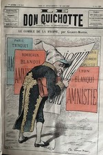 Journal Don Quichotte No. 312 from 14/6/1880 G. Martin The Summit of Myopia