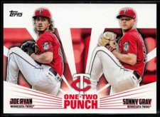 2023 Topps One-Two Punch #12P-12 Joe Ryan/Sonny Gray