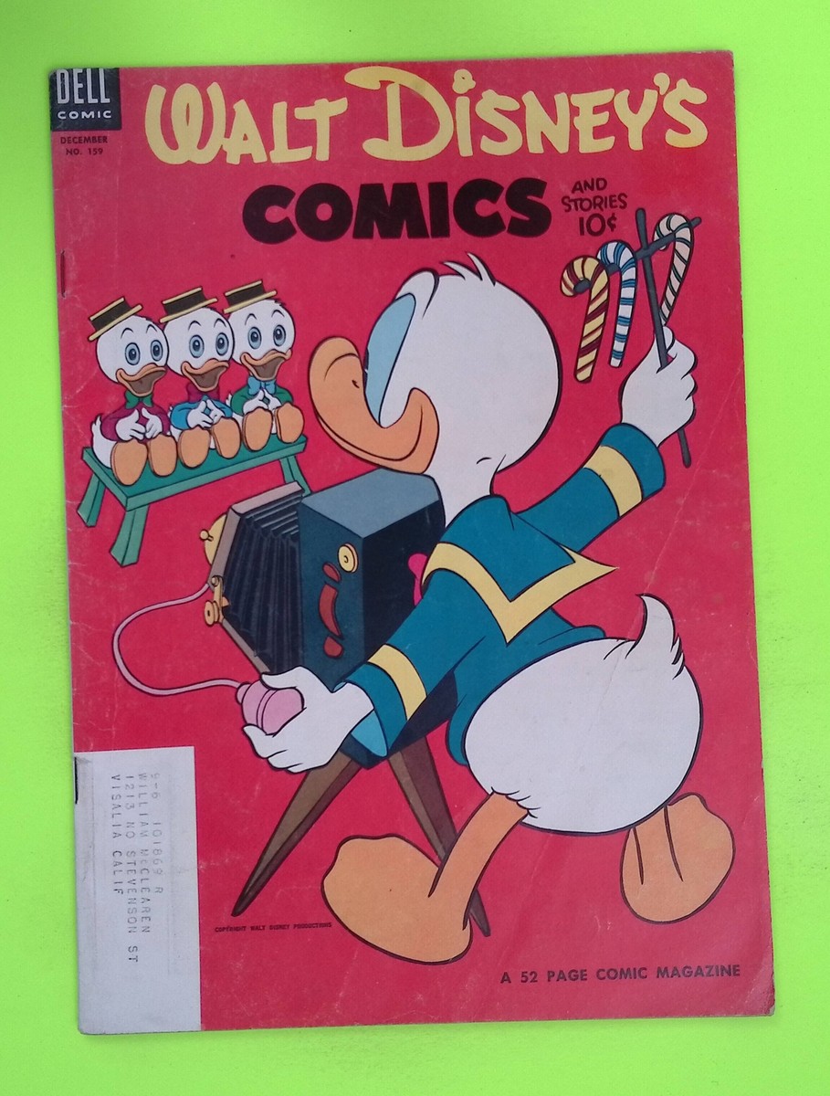 Walt Disney's Comics and Stories #159 1953 Dell Publishing Co. Low