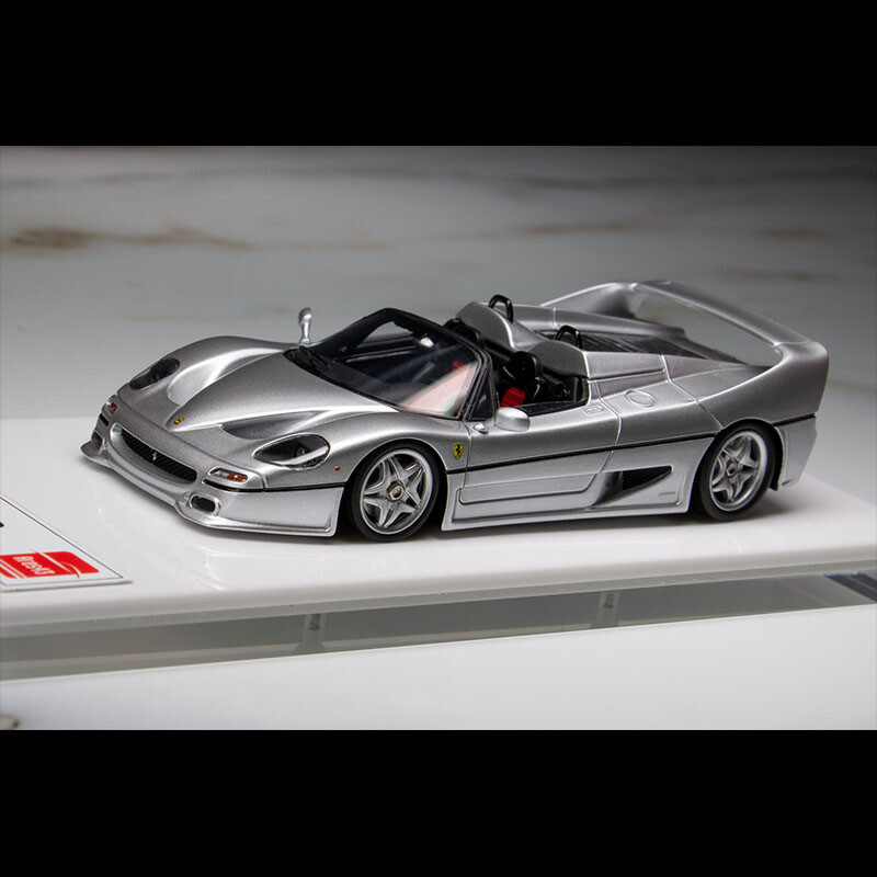 SCM 1:43 Ferrari F50 Barchetta Argento Nurburgring 1995 Resin Diecast Car Model