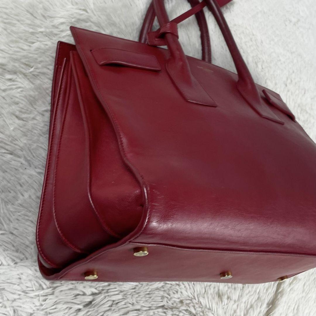 Borsa a tracolla Yves Saint Laurent Sac de Jour rossa 2 vie dal Giappone
