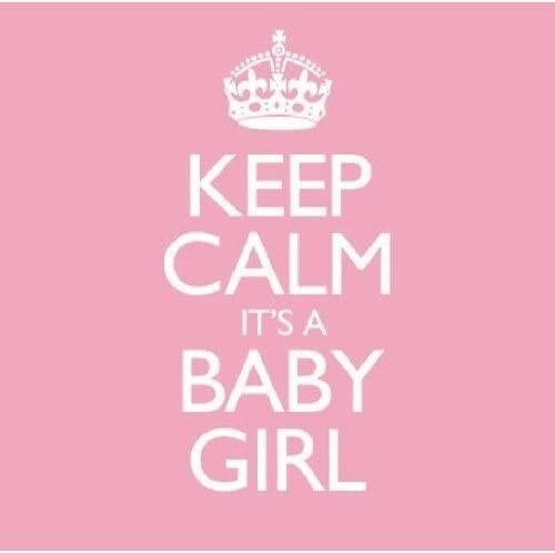 Keep Calm It's A Baby Girl (CD)