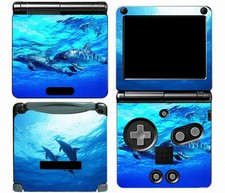 Dolphins 012 Vinyl Decal Skin Cover Sticker for Game Boy Advance GBA SP