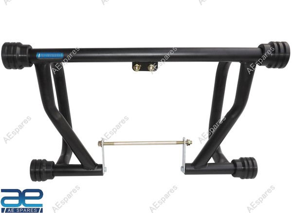 Motorschutz Crash Bar Mit Slider Schwarz FüR Royal Enfield Hunter 350Cc Aes-image