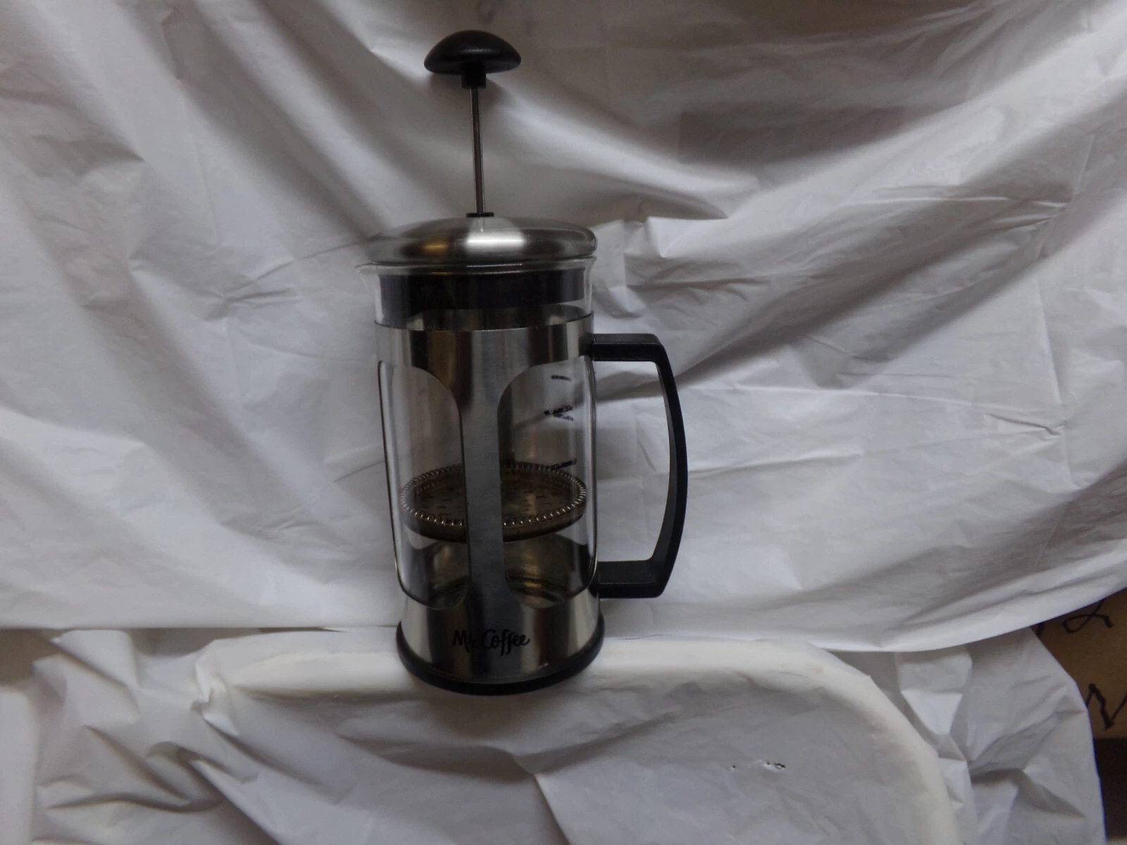 Mr. Coffee French Press Coffee Maker - Silver (NOP)