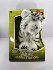 WowWee Alive✨ White Tiger Cub ✨Interactive 14" Plush Toy ✨Stuffed Animal ✨New