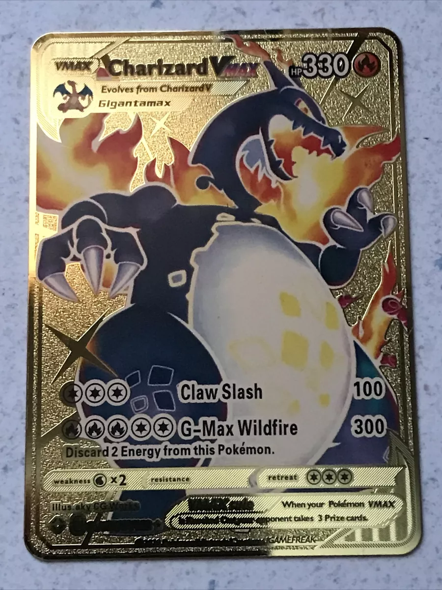 Metal Pokemon Cards Charizard, Shiny Lucario Pokemon Card