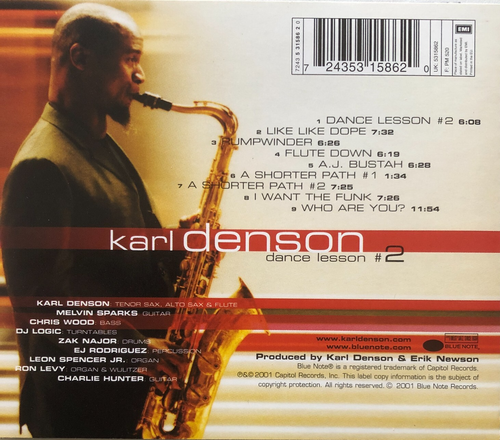 CD - Karl Denson - Dance Lesson #2 - Blue Note - (2) - Bild 2 von 2
