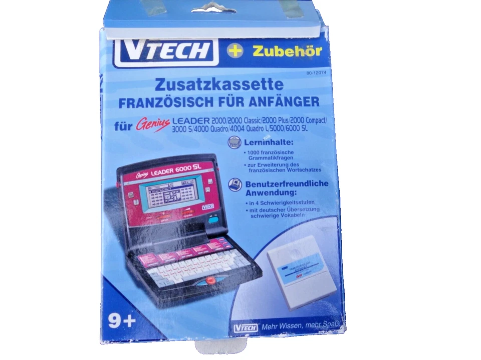 Genius Leader 6000 L Lerncomputer Kinder Schule Computer 90er VTech wie NEU OVP - Bild 3 von 4