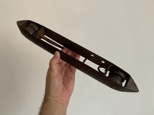 Antica navetta metallica per telaio tessile industriale (inizio '900)