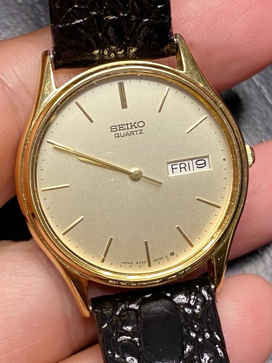 seiko 5y23 quartz vintage watch | eBay