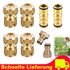 Gartenschlauch Messing Stecksystem Schlauchkupplung Easy Klick passt zu Gardena