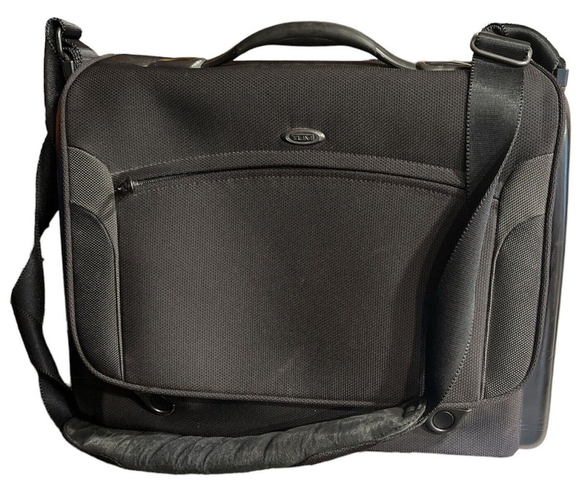 Genuine Tumi T3 Black Laptop Portfolio Brief Bag 6401STE for sale 