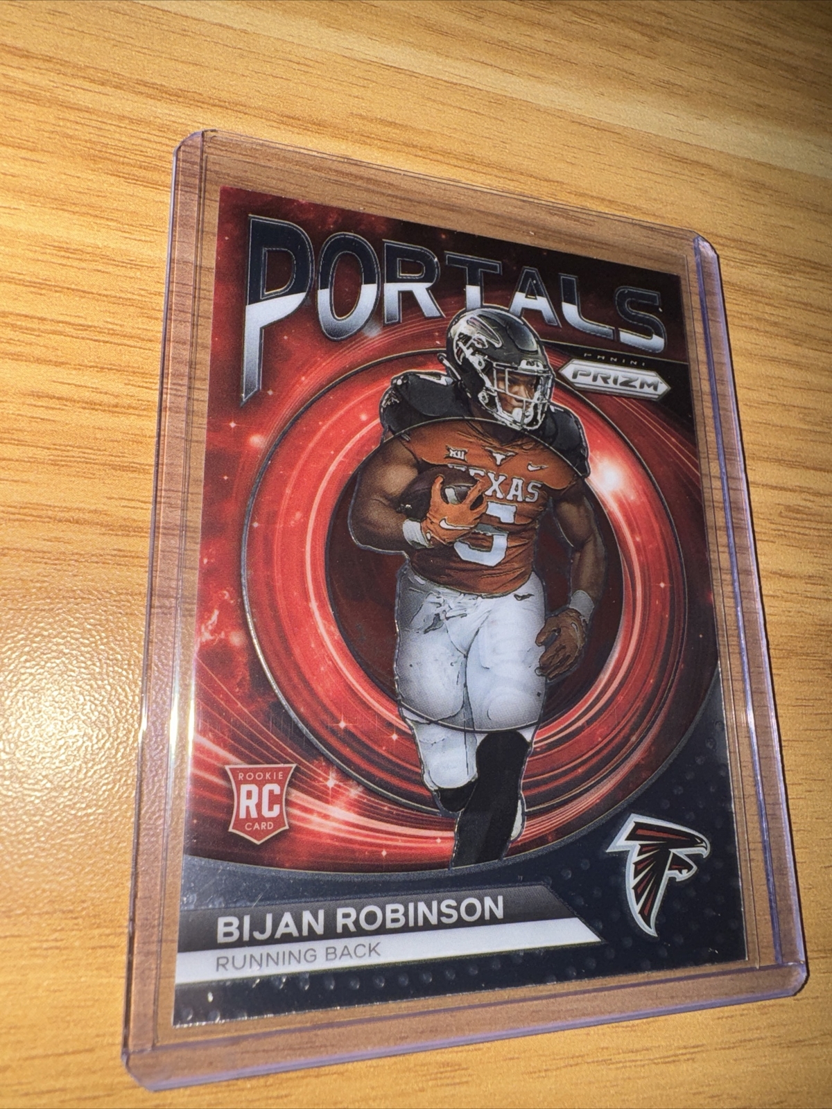 BIJAN ROBINSON 2023 Panini Prizm Football Portals Rookie Card RC #PO-8 Falcons