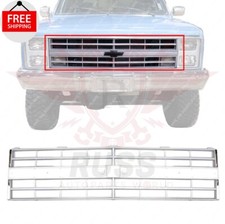 New Front Grille Assembly Silver Fits 1985-1988 Chevrolet Blazer R10 Suburban New Front Grille Assembly Silver Fits 1985-1988 Chevrolet Blazer R10 Suburban