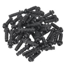 50pcs 3mm Strain Relief Cord Connector Cable Bushing Boot Sleeve for Electric...