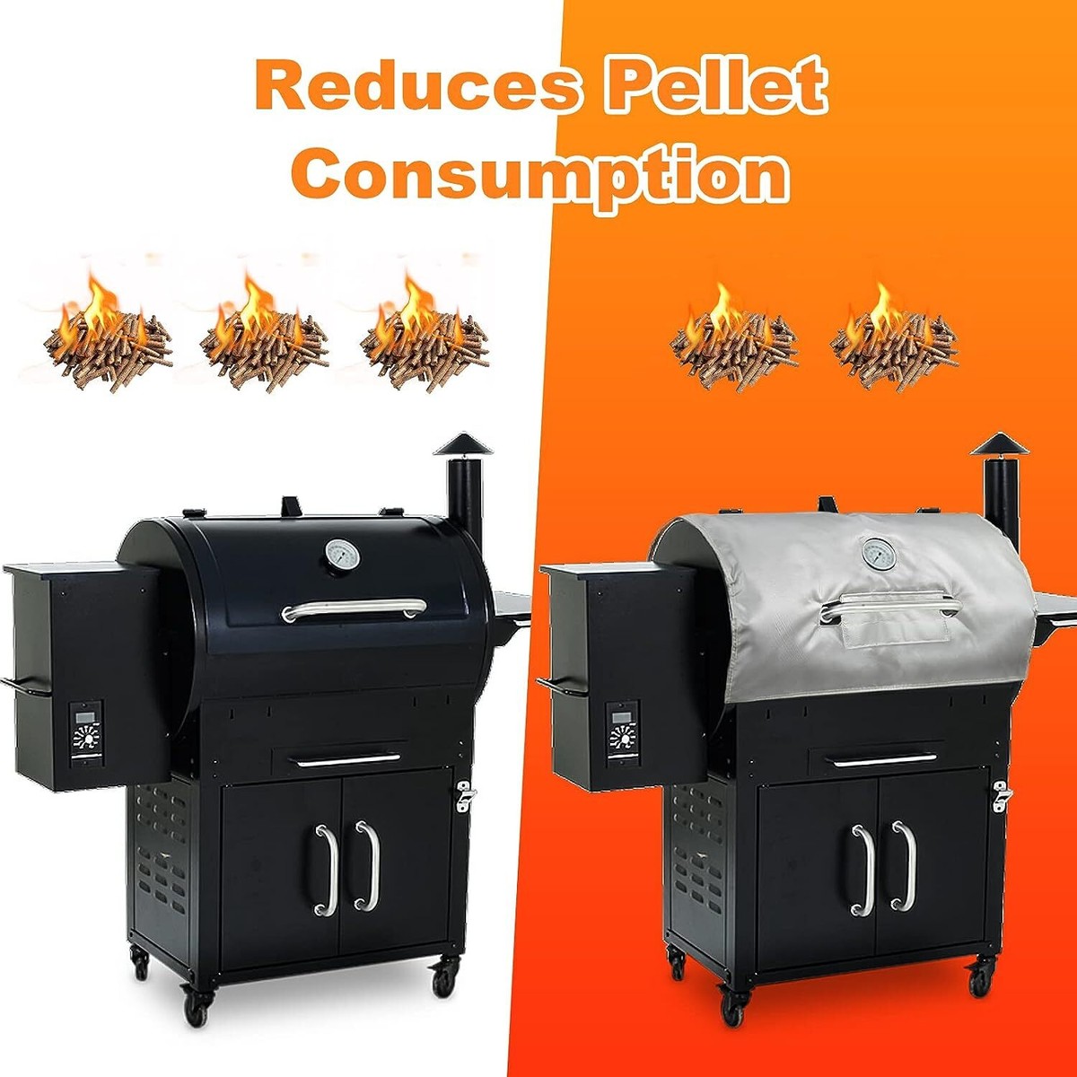 Grill Thermal Insulated Blanket for Pit Boss 800,Pro 820 u0026amp; Pro 850 -  820FB,820S | eBay