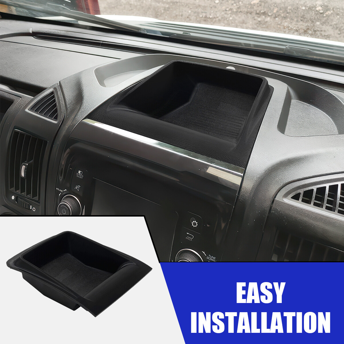 Dashboard Shelf For Peugeot Boxer, Citroen Relay, Fiat Ducato Vans - Driver Side Organizer Tray