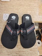 YELLOWBOX FURNIE BLACK MULTI COLORED STRAP WOMENS SIZE 7- NEW