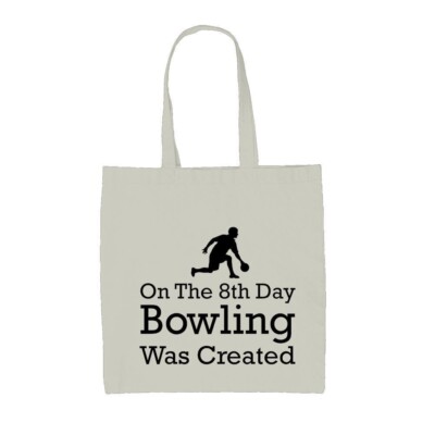 Am 8. Tag Bowling - Canvas Tragetasche - Bowl Bowler Ten Pin Sport 10