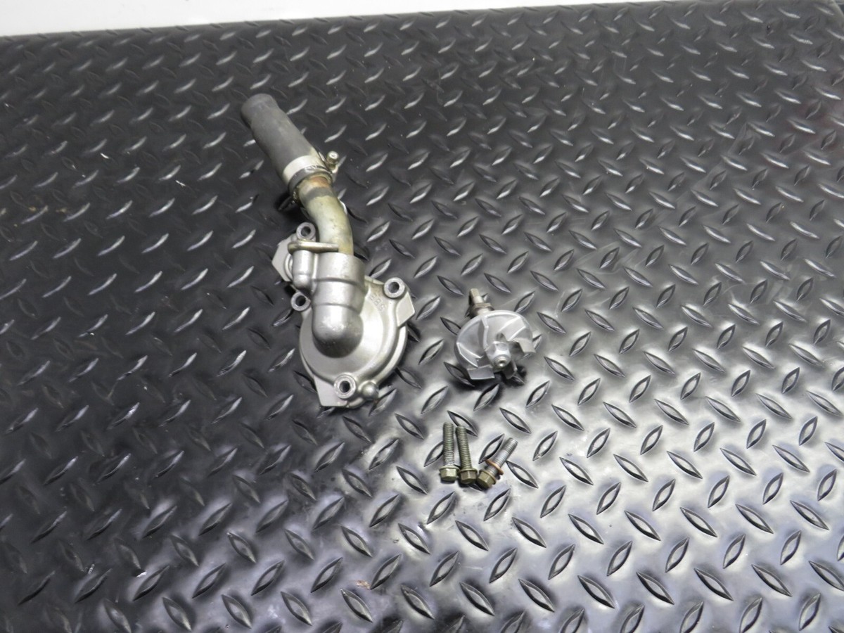 01 02 YAMAHA WR426 WR 426F WATER PUMP COVER IMPELLER SHAFT GOOD