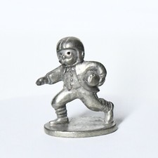 Mr Monopoly Running with Football Monopoly Metal Game Token