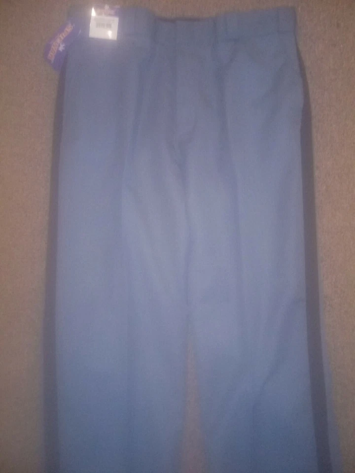 SPIEWAK MENS UNIFORM PANTS FRENCH BLUE/BLACK STRIPES SIZE REGULAR 42x44  - Image 2 of 4