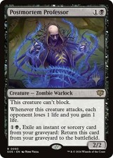 Postmortem Professor - Foil - Promo Pack Light Play, English Magic the Gathering