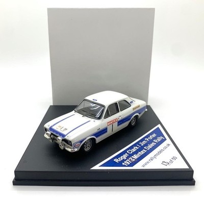 TROFEU RALLYMODELS CODE 3 FORD ESCORT CLARK PORTER 73 MINTEX LTD TO 50 1/43