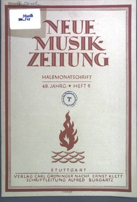 Weihnachten ein Fest der Musik. - in: Neue Musik-Zeitung. Halbmonatschrift 49. J