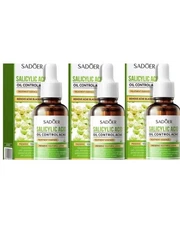 3 SADOER Salicylic Acid Anti Acne Facial Serum Pimples Oil Control 09/15/2026