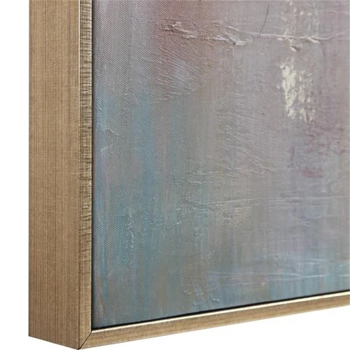 Uttermost Elevation Contemporary Firwood Abstract Hand Painted Art - Multi-Color - Picture 4 of 8