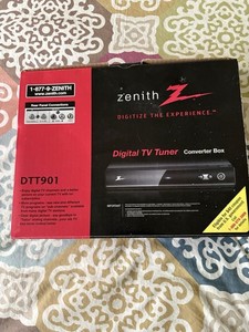 Zenith Digital TV Tuner Converter Box DTT900 New Open Box See Pictures