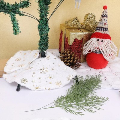 Plüsch Weihnachtsbaum Rock Schneeflocken Dekoration 38cm Basis Überzug