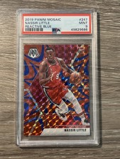 2019-20 Panini Mosaic Rookies Nassir Little #247 Reactive Blue Prizm (RC)