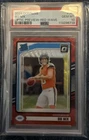 2024 Panini Donruss - Rated Rookie Bo Nix Optic Red Wave Prizm (RC) PSA 10 📈🔥