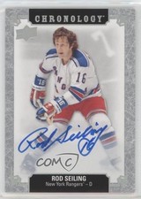 2018-19 Upper Deck Chronology Franchise History Rod Seiling #FH-NYR-RS Auto 4lz