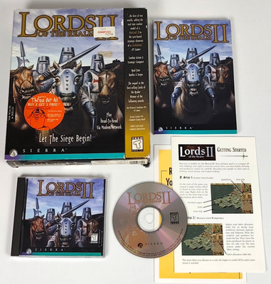   Lords of the Realm 2 II - PC-Spiel - Big-Box / Karton - DOS/Win 95 - CD-ROM  