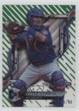 2018 High Tek Pattern 1 Waves/Diagonals Green Rainbow Foil 75/99 Tomas Nido 0q3