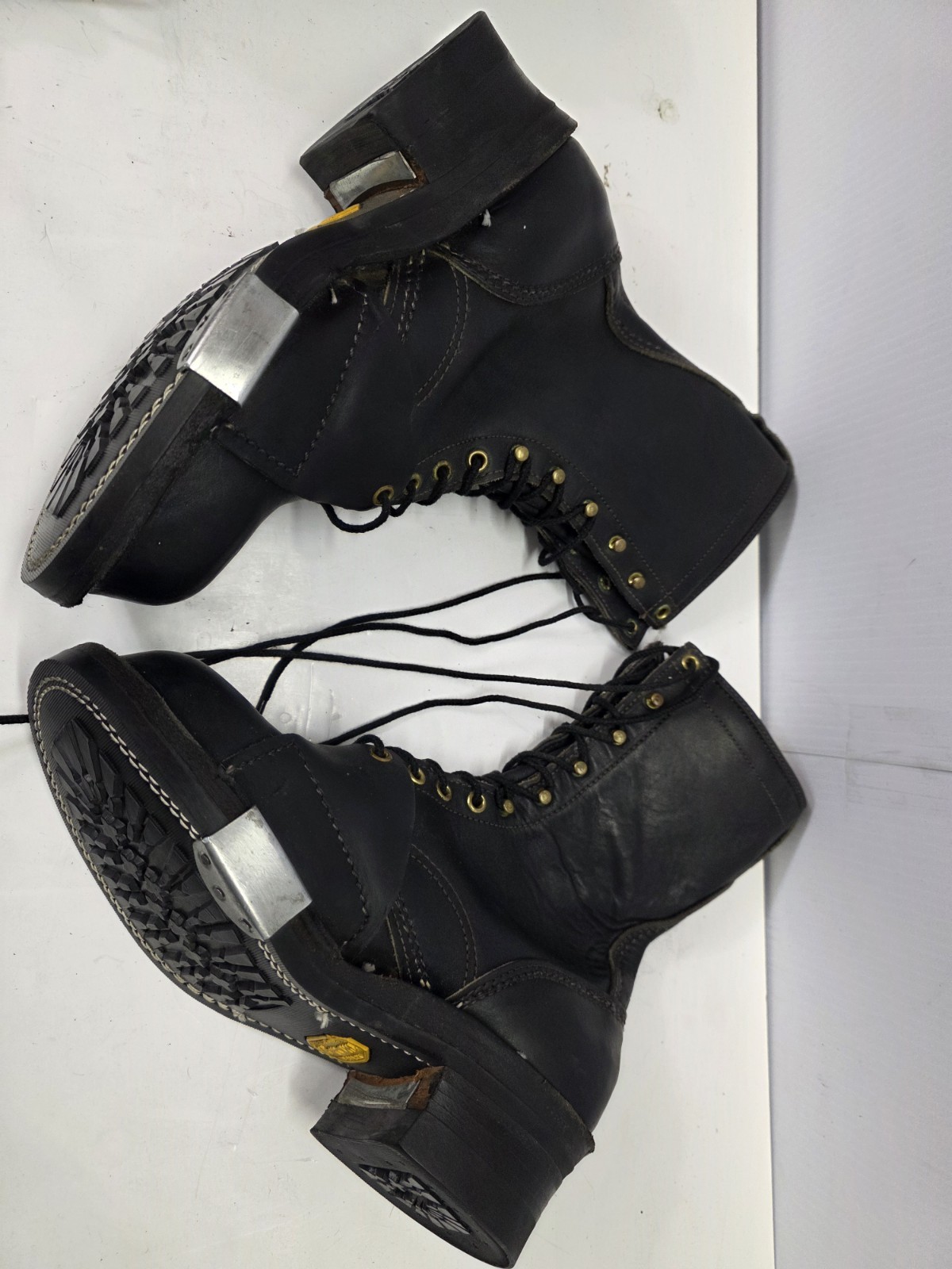 Rare 90s Wesco Jobmaster Vintage Boots Size 9 US Safety Toe image 9