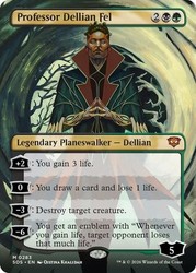 Professor Dellian Fel (Borderless) 283/444 Secrets of Strixhaven Mythic Rare
