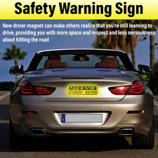 4 PCS Student Driver Magnet for Car, New Driver Magnet for Car, Please Be Pat...