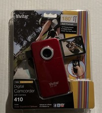 Vivitar DVR410 Red Digital Camcorder with Camera DVR-410 DVR 410 New Sealed