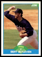 1989 Score Bert Blyleven Minnesota Twins #215