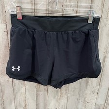 UNDER ARMOUR UA Launch SW ''Go All Day'' Shorts Black Lined Fitted