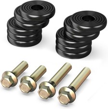 Premium Solid Front Seat Spacer, 0.25" to 1.5" Adjustable Seat Riser Rear