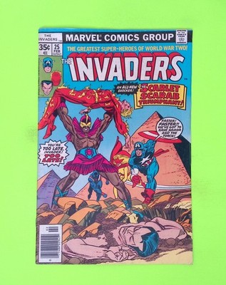 Invaders #25 Vol. 1 1978 Marvel Comics Newsstand 6.0 Comic Book W183-6